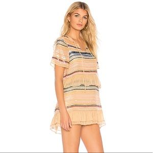 Tularosa Mason dress in Blue Multi-stripe